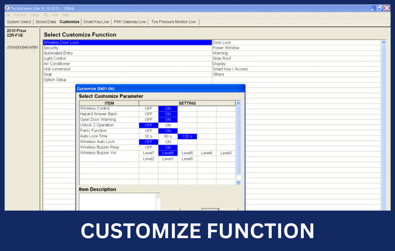 Customize Function